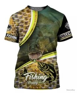 !!! LIVRAISON OFFERTE !!! Tee-shirt 3D Réaliste Chasse Pêche Réf 414