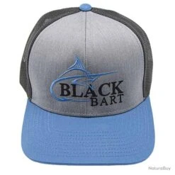 Casquette Black Bart Logo Marlin Gris / Bleu