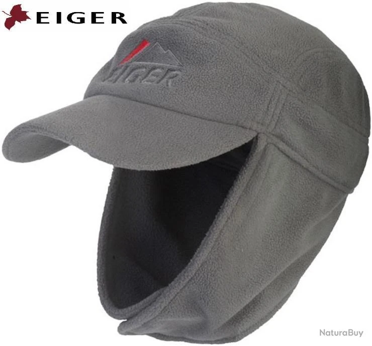 Promo: Casquette Eiger Fleece Ear Cap Grey