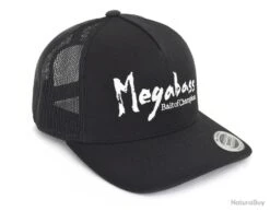 Casquette Megabass Brush Trucker Black/White
