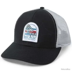 Casquette Pelagic Costa Rica Roosterfish Noir