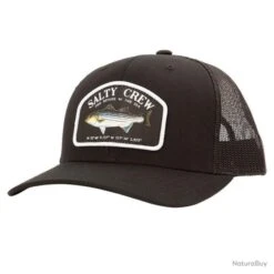 Casquette Salty Crew Striper Retro Trucker Black