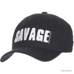 Casquette Savage Gear Noire Logo 3D