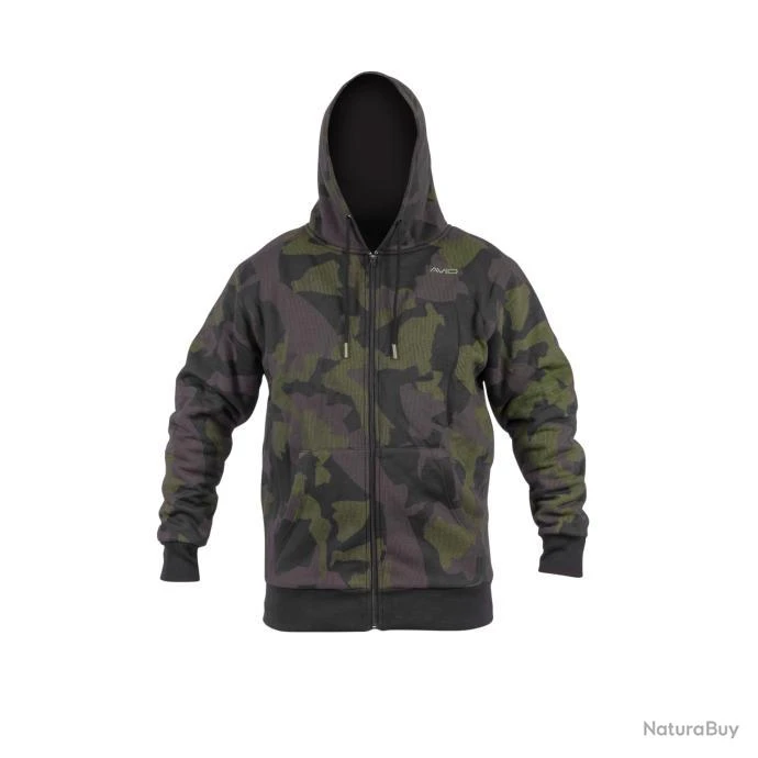 Distortion Camo Zip Hoodie S