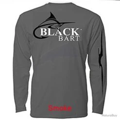 L-Shirt Black Bart Hi-Performance L Smoke