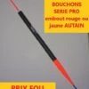 LOT 5 FLOTTEURS BOUCHONS SERIE PRO Embout Rouge Ou Jaune AUTAIN 0.40 GR L 12 CMS LOT 13