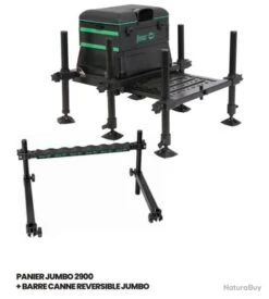 SENSAS Panier Jumbo 2900 + Barre Canne Reversible Jumbo