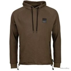 SWEAT NASH LIGHTWEIGHT HOODY KAKI M