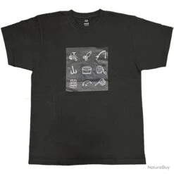 T-Shirt Daiwa Fishing Tackle 2XL Noir Fumé
