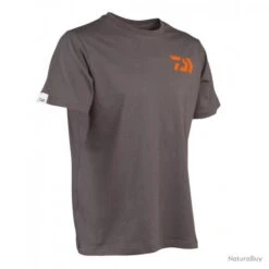 T Shirt Gris Orange Daiwa