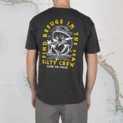 T-Shirt Salty Crew Dancin Dodo Prenium S/S TEE S Charcoal Heather