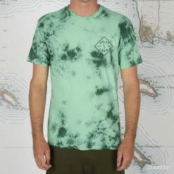 T Shirt Salty Crew Tippet Tie Dye Prenium S S TEE SEA FOAM