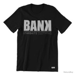 T Shirt Starbaits Bank Black Tee Shirt S