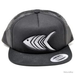 Casquette Temple Reef Logo Flat Bill Silver