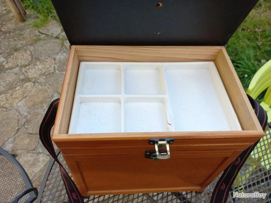 Caisse Siège En Bois Pour La Pêche – Image 3