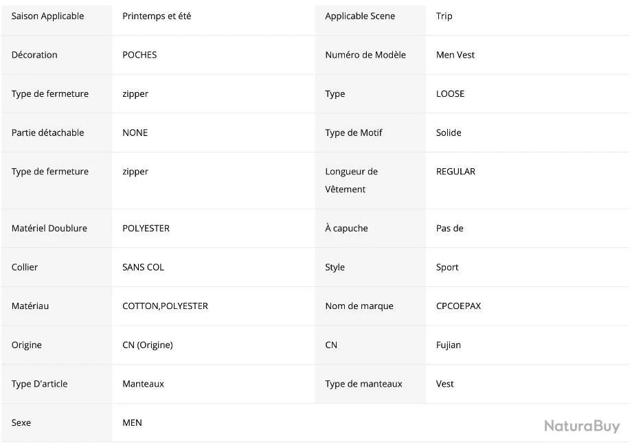 Mountain Gilet De Pêche 12 Poches, Coloris GRIS......LIV OFFERTE – Image 5