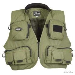 Gilet De Pêche MDC Diplomat V2 Olive