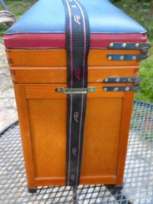 Caisse Siège En Bois Pour La Pêche – Image 10